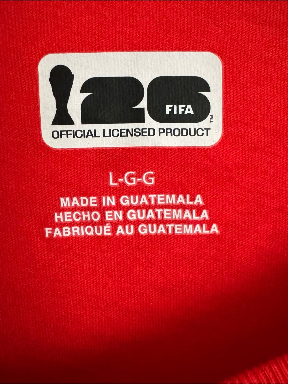 FIFA World Cup 2026 Philadelphia We Are Philadelphia Womens V Neck Tee L NWT Red - Picture 8 of 16